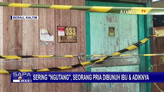 Gara-Gara Sering Ngutang, Pria Tewas Dibunuh Ibu dan Anak