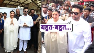 Parineeti Chopra ने पति Raghav Chadha के साथ Siddhivinayak Mandir में किए दर्शन, Video हुआ Viral!