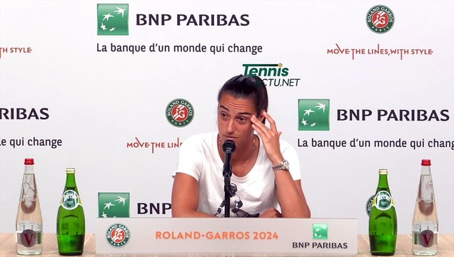 Tennis - Roland-Garros 2024 - Caroline Garcia : Je peux battre n'importe quelle joueuse