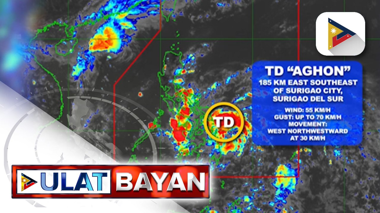 Bagyong Aghon, posibleng lumakas at maging severe tropical storm sa Linggo o Lunes