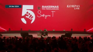 [FULL] Pidato Berapi-api Megawati di Rakernas ke-V PDIP, Ungkit Pemilu 2024 hingga Putusan MK