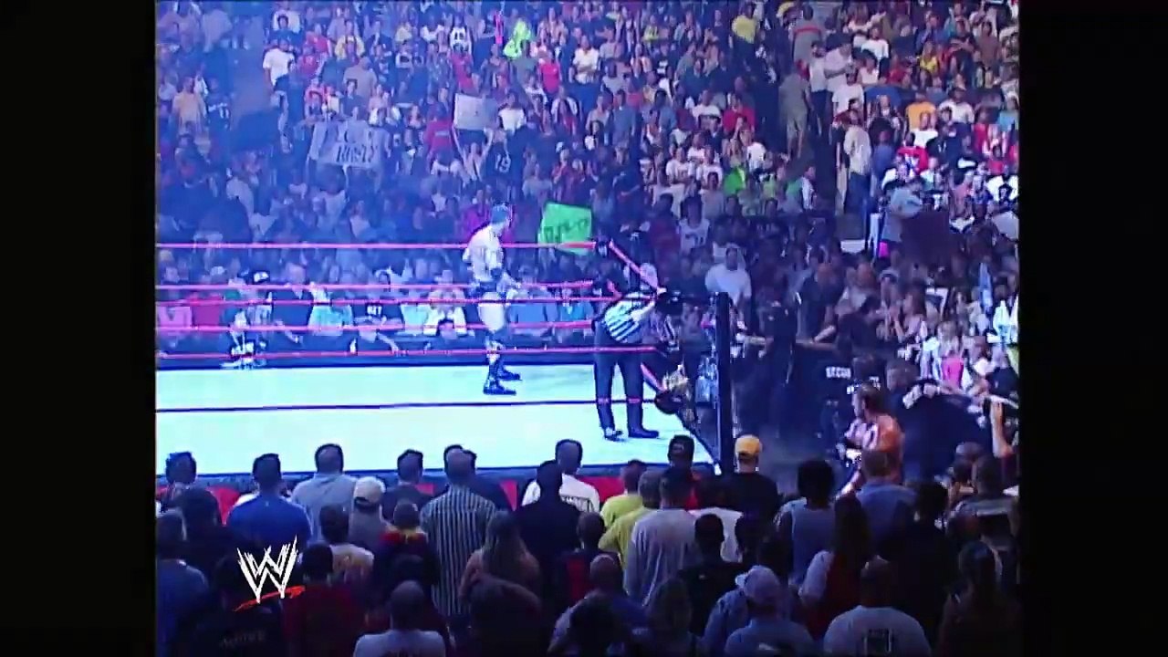 The Rock vs. Triple-H in a No DQ Match (Monday Night Raw from August 19, 2002)