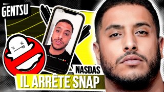 Nasdas annonce la fin de sa carrière sur Snapchat ❌