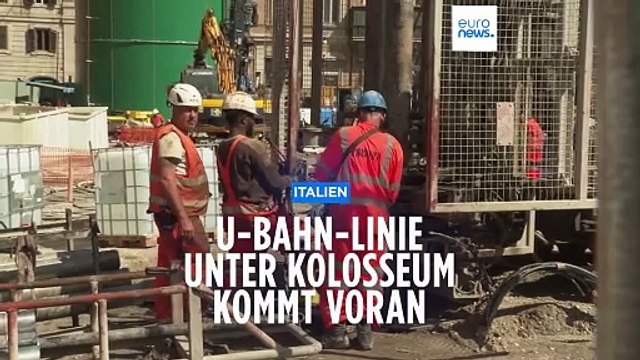 U-Bahn-Linie unter Kolosseum kommt voran