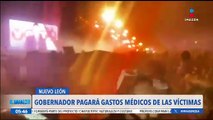 Desplome de escenario en Nuevo León: López Obrador expresa su pésame a familiares de víctimas