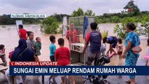 Imbas Sungai Enim Meluap, Rumah Warga Terendam Banjir