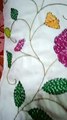 Hand embroidery cushion cover