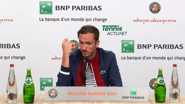 Tennis - Roland-Garros 2024 - Daniil Medvedev : Rafa, c'est Rafa Nadal, il a gagné 14 fois ici !