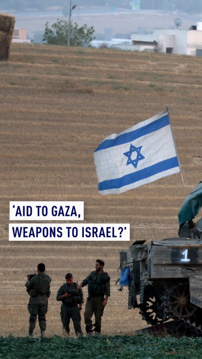 Aid to Gaza, weapons to Israel?