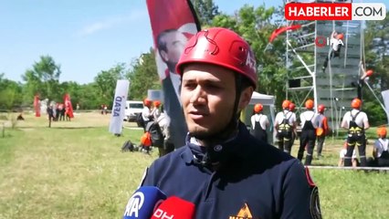 İstanbul depreminde büyük rol oynayacak ekipler, yarışma yaparak eğitim alıyor