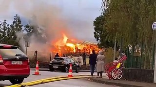 Incendie à la Plaine des Cafres : Pompiers et policiers sont sur place