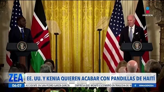 Estados Unidos y Kenia quieren acabar con las pandillas en Haití