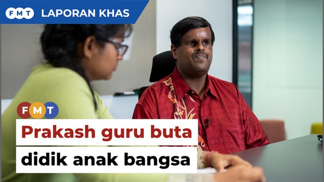 ‘Bagi mereka kita hanya mampu jual tisu’, Prakash guru buta bukti mampu didik anak bangsa