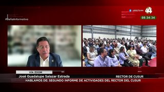 José Guadalupe Salazar presenta su segundo informe de actividades