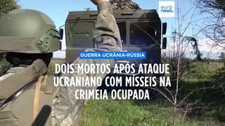 Dois mortos após ataque ucraniano com mísseis na Crimeia ocupada