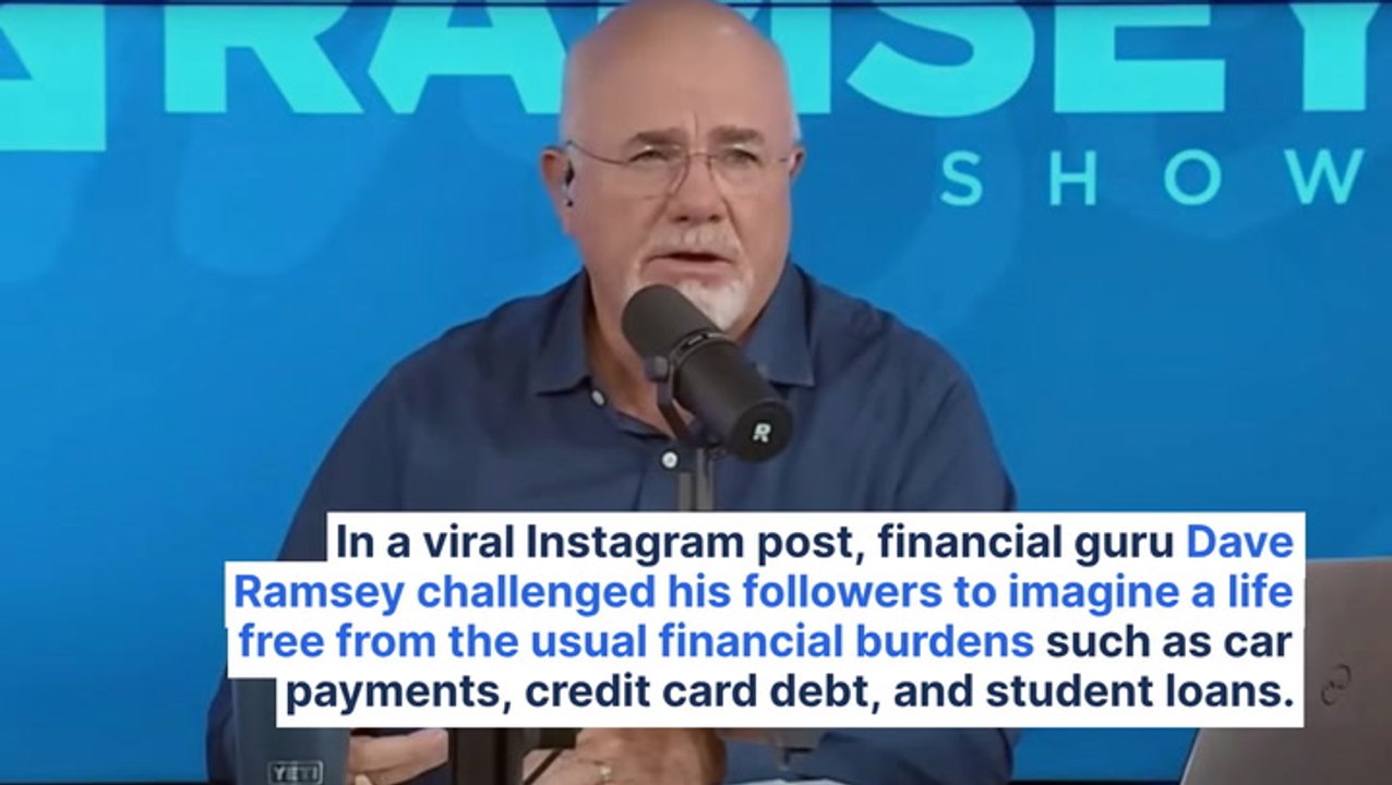 "Everybody Else Is Getting Rich And You're Helping Them" — Dave Ramsey Says Car Payments Are Keeping You Broke And 'Trapped'