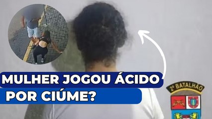 Suspeita é presa de jogar ácido em jovem; entenda caso