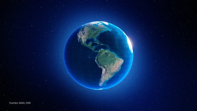 Mapa animado: los Estados Unidos de América