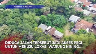 Penampakan Rumah Pegi dari Udara, Tampak dalam Lingkup Pepohonan