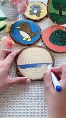 natural wood slices for craft