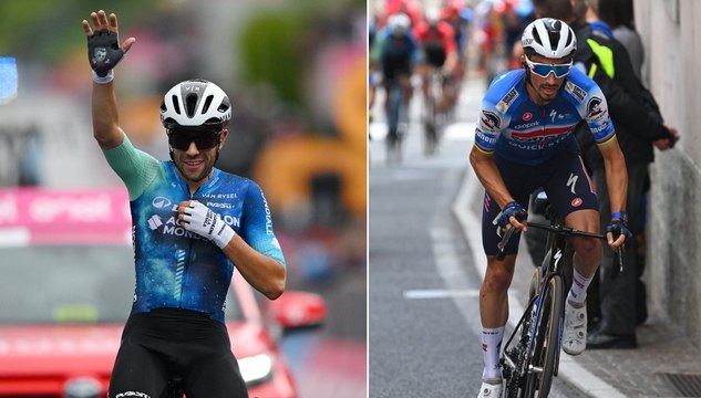 Cycling - Giro d'Italia 2024 - Stage 19 for Andrea Vendrame and Decathlon AG2R La Mondiale, Julian Alaphilippe again very offensive