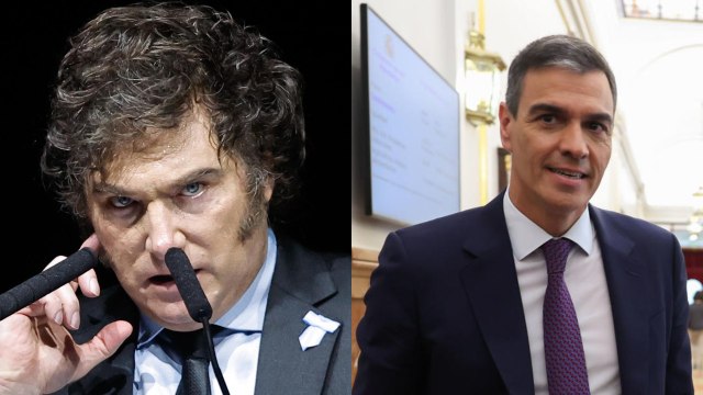 Javier Milei llamó incompetente, mentiroso y cobarde a Pedro Sánchez en medio de la crisis diplomática entre Argentina y España