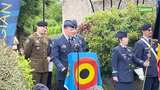 Cérémonie 80 ans du débarquement de Normandie de la base de Florennes