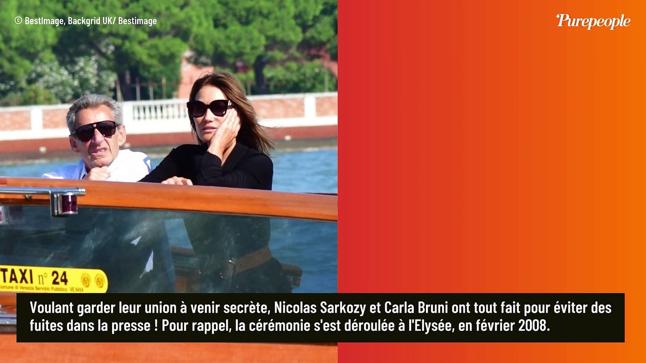 Le mariage de Carla Bruni et Nicolas Sarkozy tenu secret grâce à de nombreux stratagèmes