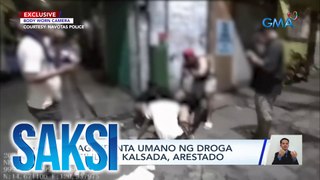 2 nagbebenta umano ng droga sa gilid ng kalsada, arestado | Saksi