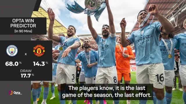 Pep pleads for one 'last effort' as historic double-double beckons