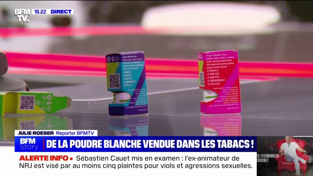 Une poudre blanche légale qui rappelle la cocaïne vendue dans les tabacs