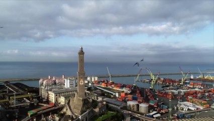 Nuova diga foranea di Genova, posato il primo cassone