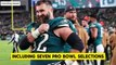 The Philadelphia Eagles' Jason Kelce has officially announced his retirement