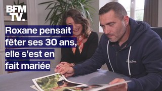 Tendance des mariages surprises: Roxane pensait fêter ses 30 ans, elle s'est en fait mariée