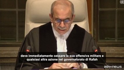 Download Video: Corte di Giustizia Internazionale a Israele: fermare operazione Rafah