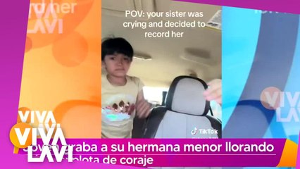 Niña enfurece tras descubrir que la graban mientras llora