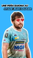 Vivre la Peña Baiona en bord terrain au stade Jean Dauger