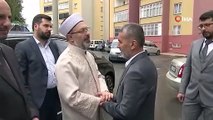 Başkan Erbaş'tan Kahramanmaraş depreminde vefat eden İmam Ali Bal'ın ailesine ziyaret!