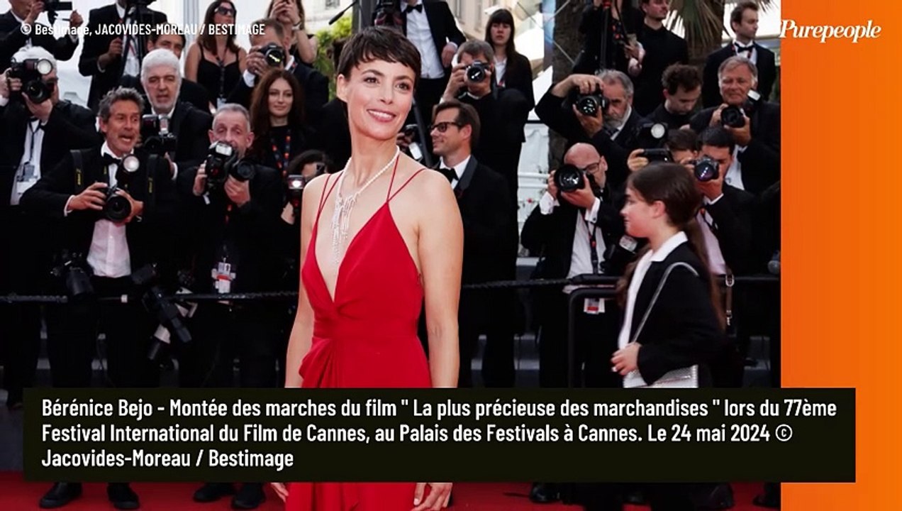 Bérénice Bejo frôle l'accident à Cannes, apparition remarquée avec Michel Hazanavicius