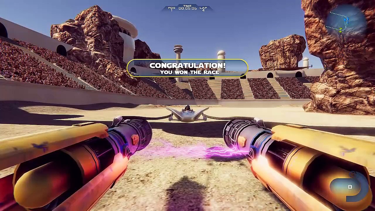 MATANDO EL TIEMPO CON UNA PARTIDA PEQUEÑA  DE STAR WARS RACING GAMEPLAY CON DARKKINGWOLF Y DERVOOLT. (1)
