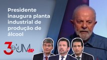 Lula participa de evento em SP e fala sobre etanol de 2ª geração; comentaristas avaliam