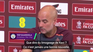 Man. City - Guardiola sur le limogeage de Xavi : “Jamais une bonne nouvelle”