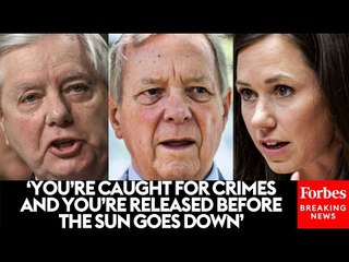 WATCH: Lindsey Graham And Katie Britt Spar With Dems After They Block Migrant Parole Reform Bill