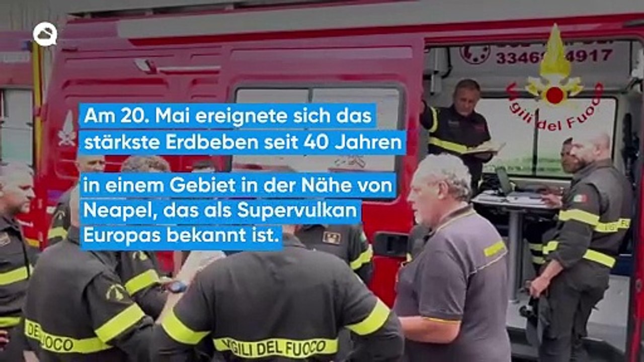 Erdbeben in campi flegrei (neapel)