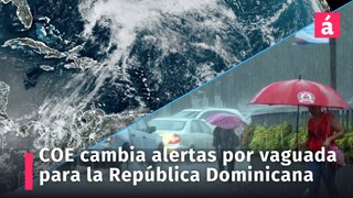 Boletín de alertas del COE en la República Dominicana por incidencia de vaguada
