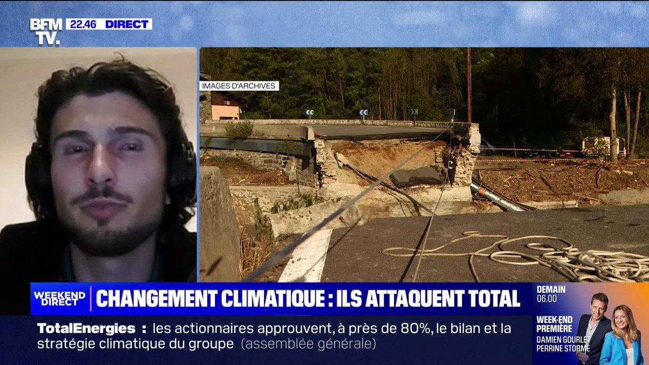 "L'intérêt de notre action est de faire prendre conscience qu'on peut être impacté directement par les événements climatiques": William et Elisa ont porté plainte contre Total après le décès de leur mère dans la tempête Alex