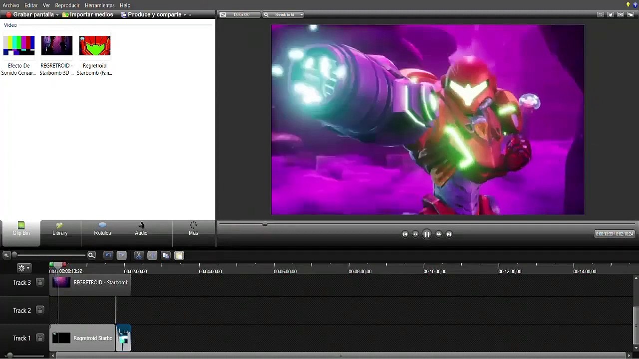 REGRETROID Starbomb 3D Animated Music Video by DarkKingWolf Asi, Lo Adapto. (CAMTASIA STUDIOS 8).