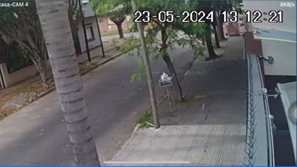 Video así fue la impactante explosión del caño de gas en San.mp4