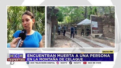 Encuentran a una persona muerta en la montaña de Celaque