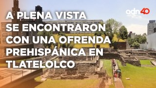 ¡Increíble descubrimiento en Tlatelolco! Hallan ofrenda prehispánica con múltiples reliquias